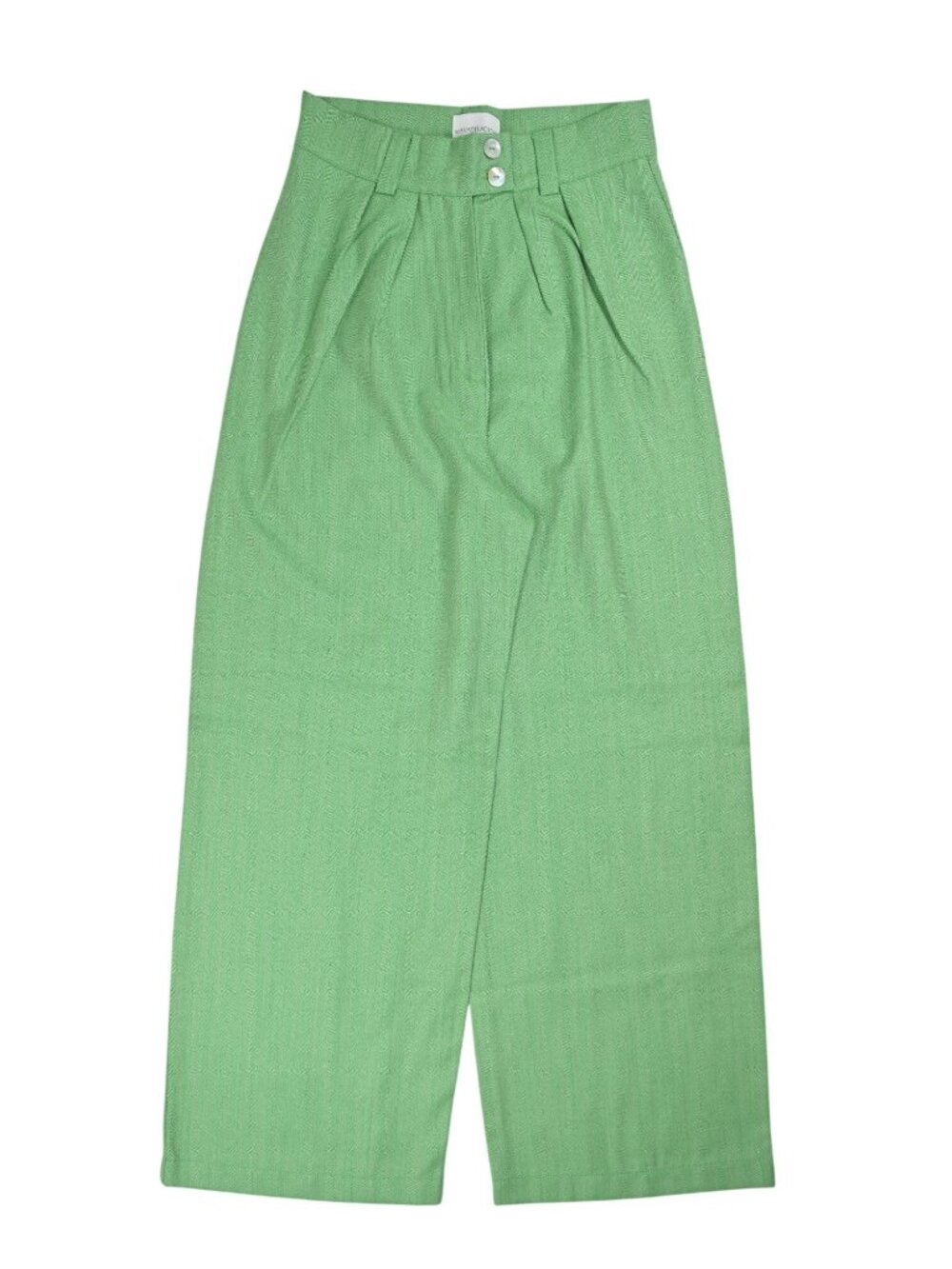 Maria de la Orden Wool Blend Pants in Green